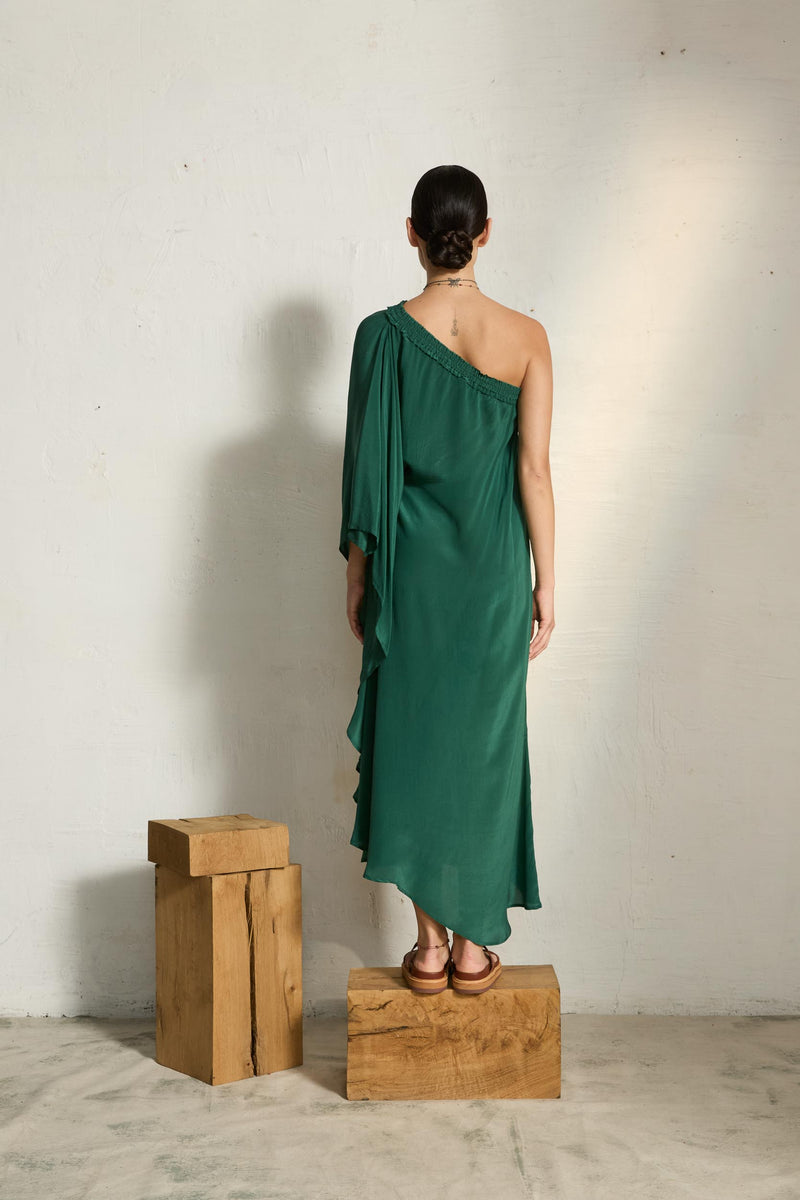 ROBE LOUNA SOIE - ASPEN GREEN