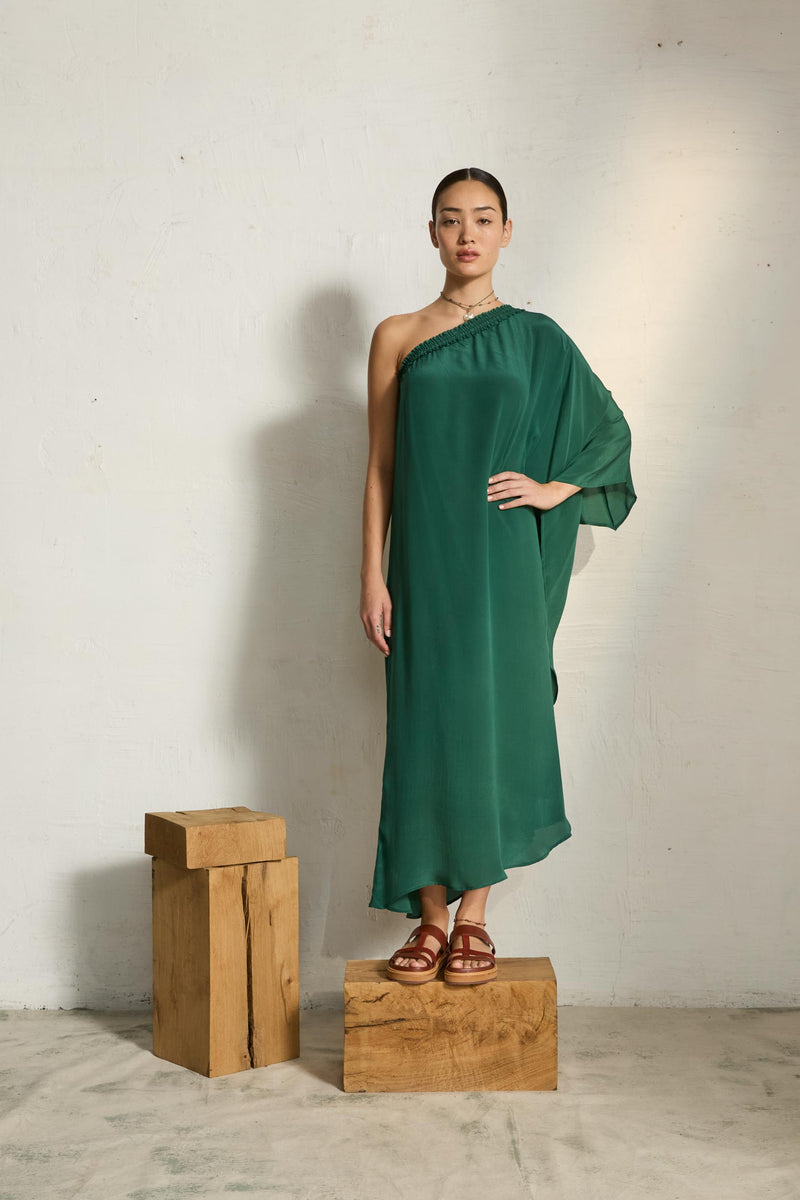 ROBE LOUNA SOIE - ASPEN GREEN