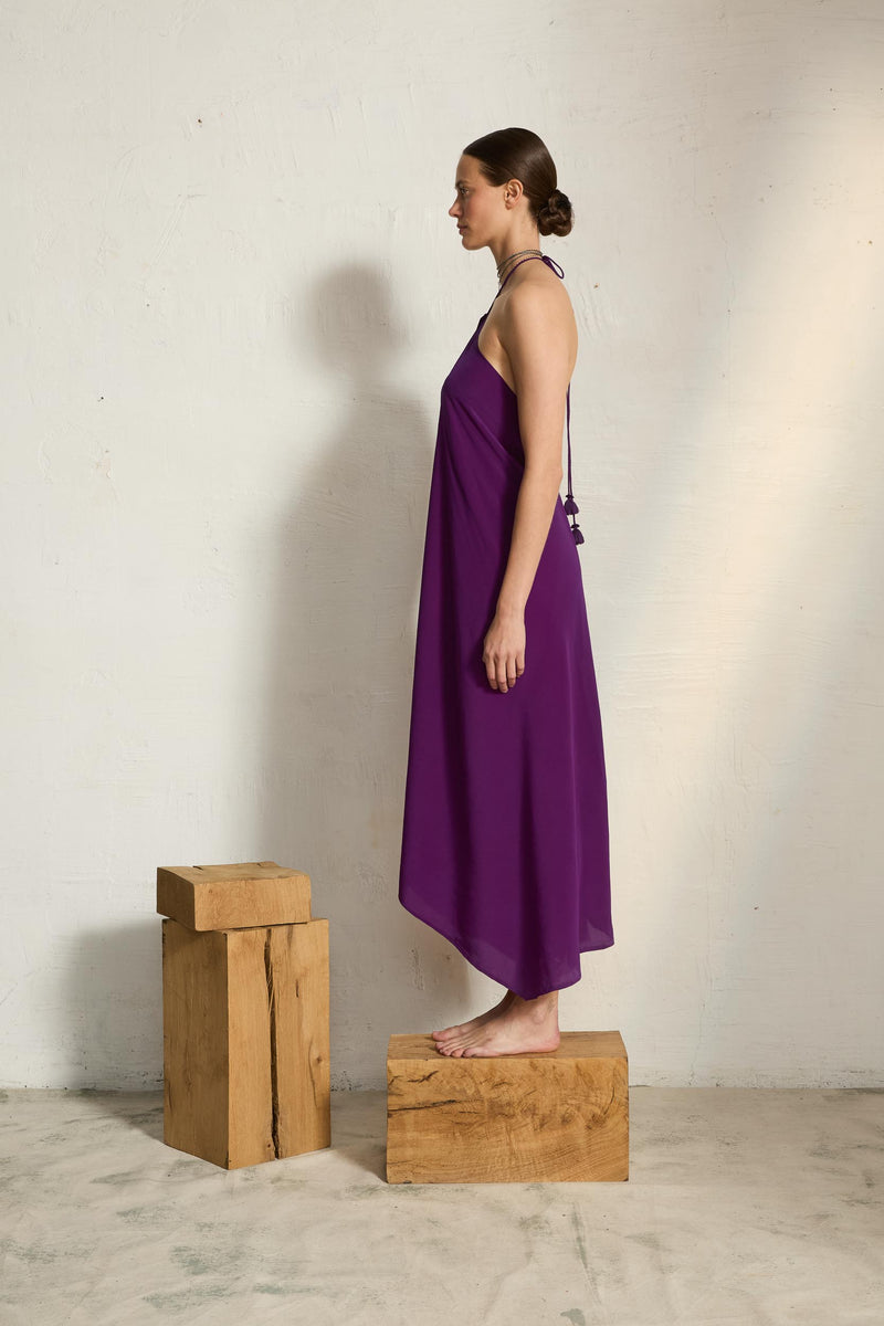 ROBE IVINA SOIE - ULTRA VIOLET