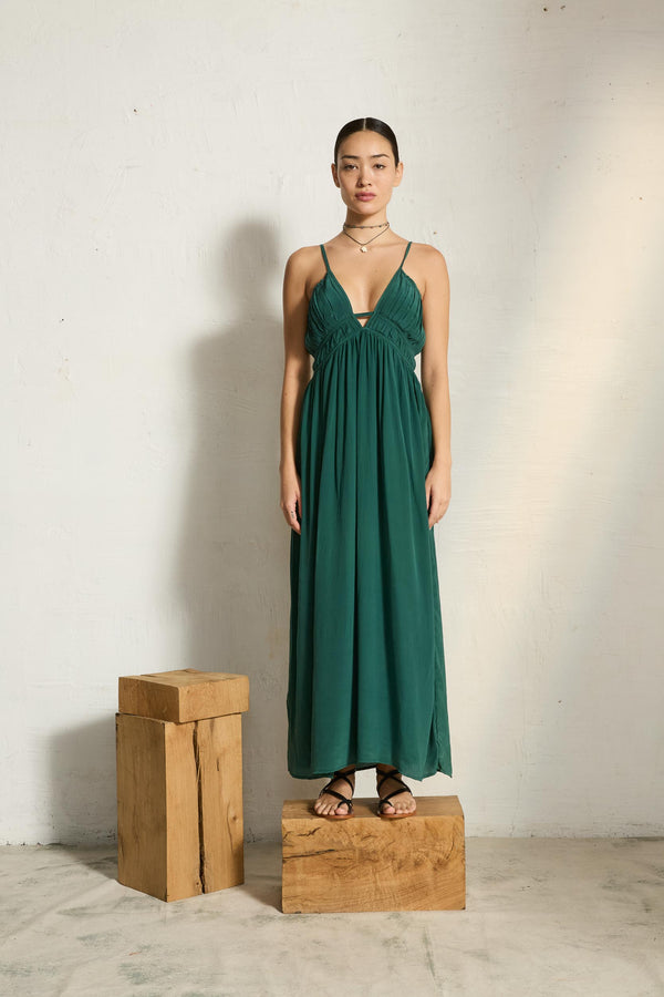 ROBE BALINA SOIE - ASPEN GREEN