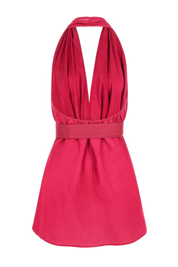 ROBE PARÉO MALIN COURT AVA - CAMELIA