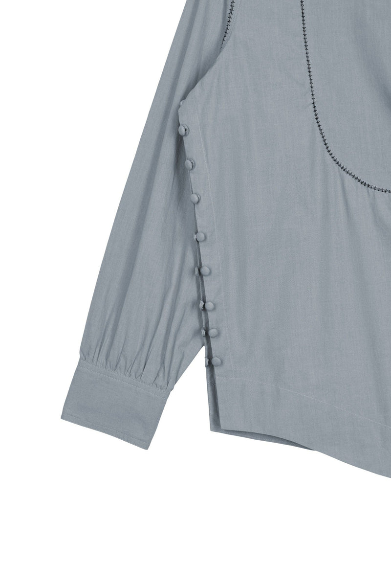 CHEMISE JEANNE - MINERAL BLUE