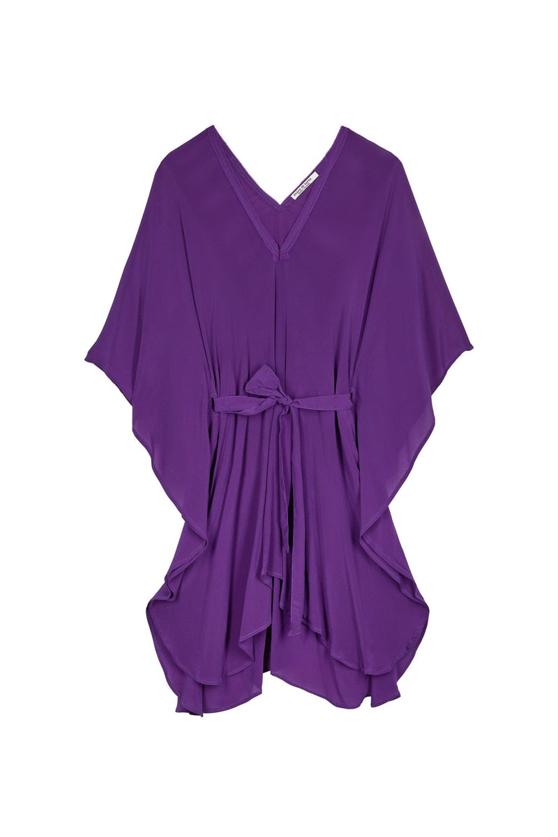 ROBE SASHA SOIE - ULTRA VIOLET